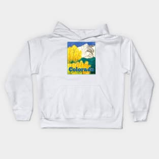 Colorado Impressionist Kids Hoodie